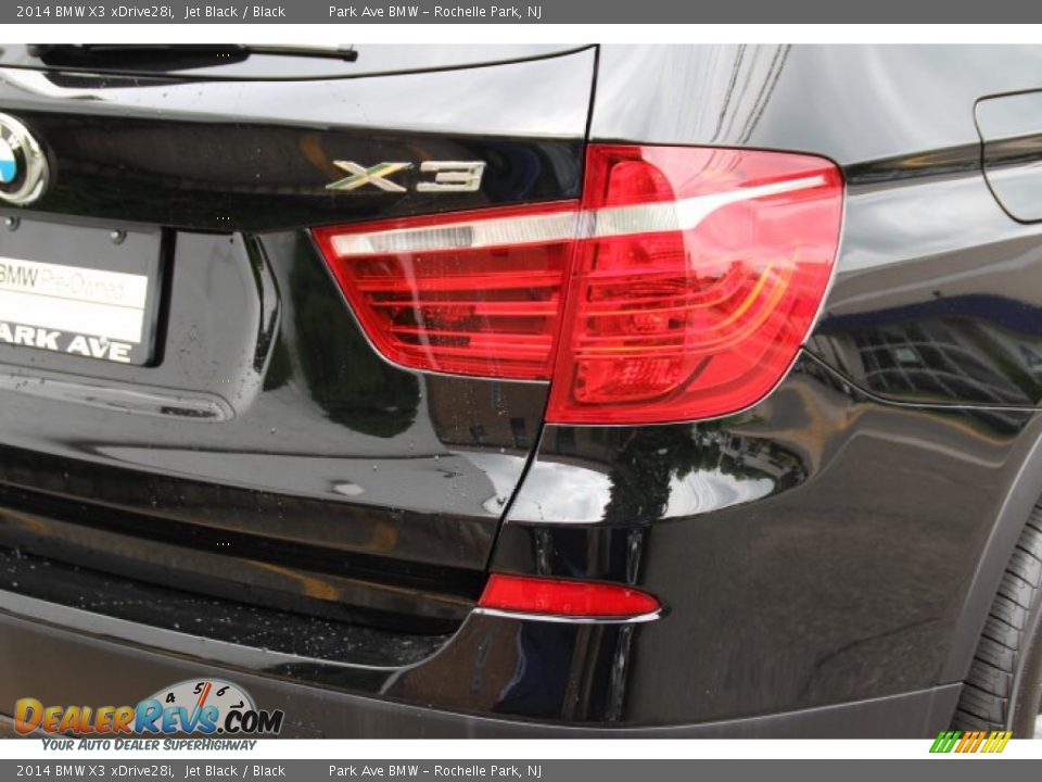 2014 BMW X3 xDrive28i Jet Black / Black Photo #21