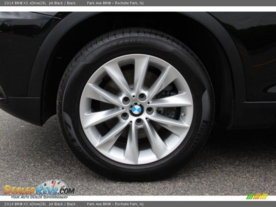 2014 BMW X3 xDrive28i Jet Black / Black Photo #30