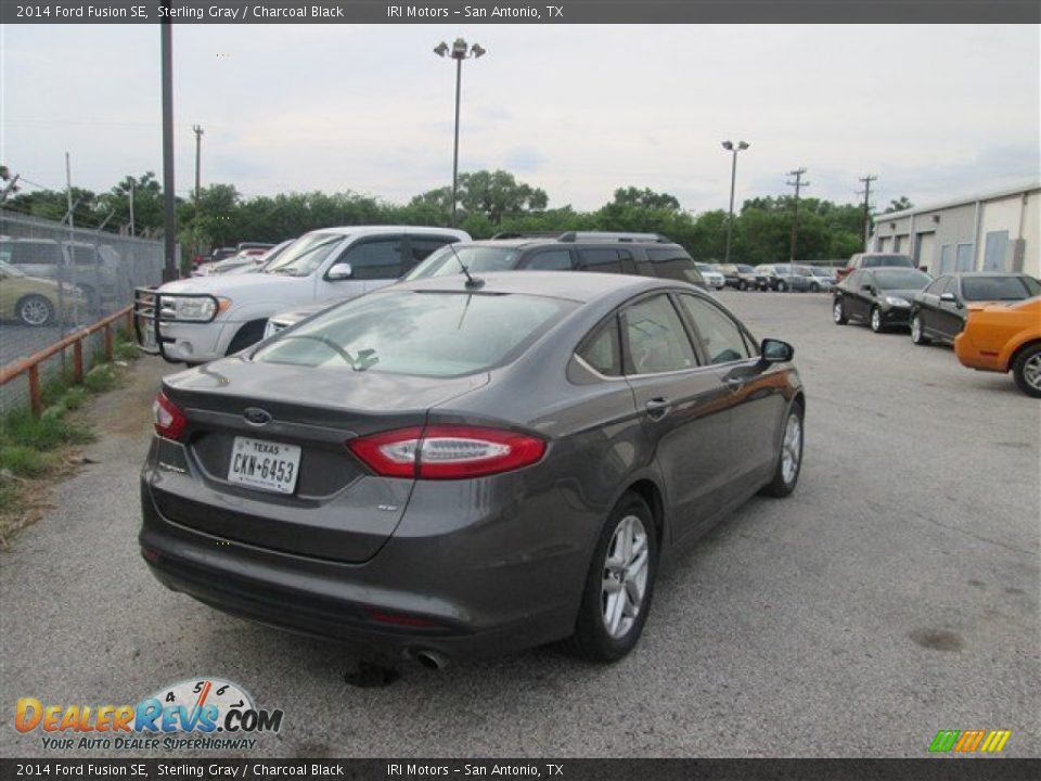 2014 Ford Fusion SE Sterling Gray / Charcoal Black Photo #9