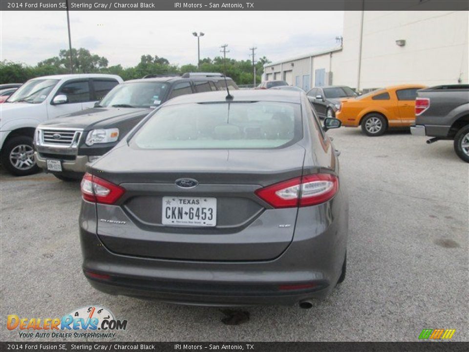 2014 Ford Fusion SE Sterling Gray / Charcoal Black Photo #10