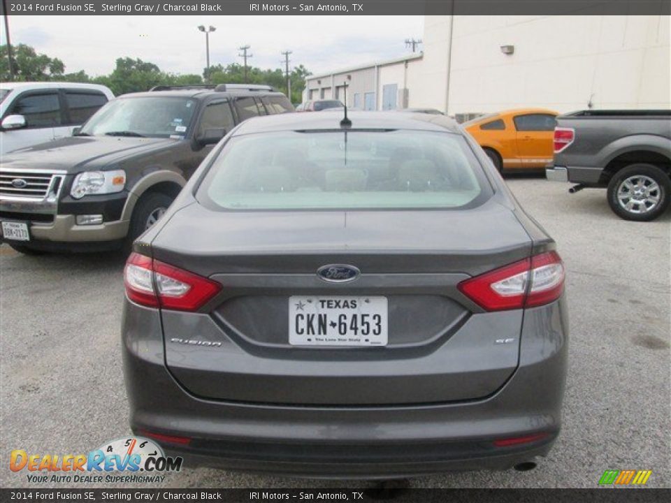2014 Ford Fusion SE Sterling Gray / Charcoal Black Photo #12