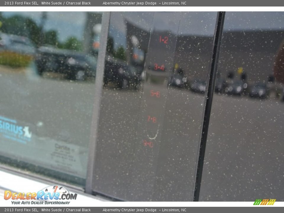 2013 Ford Flex SEL White Suede / Charcoal Black Photo #7