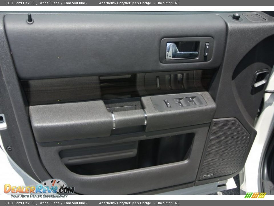 2013 Ford Flex SEL White Suede / Charcoal Black Photo #9