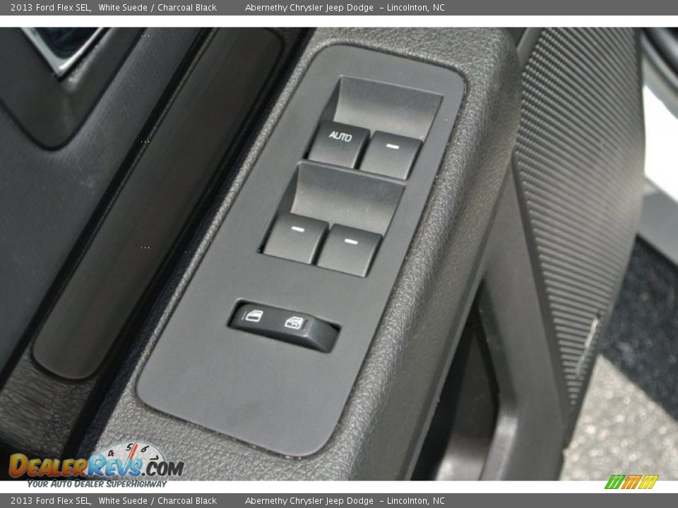 2013 Ford Flex SEL White Suede / Charcoal Black Photo #10