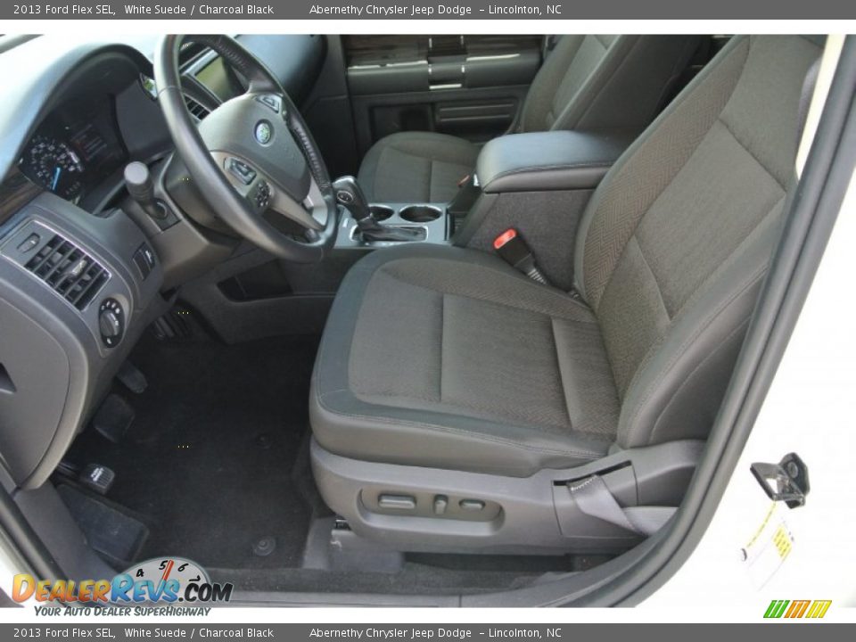 2013 Ford Flex SEL White Suede / Charcoal Black Photo #11