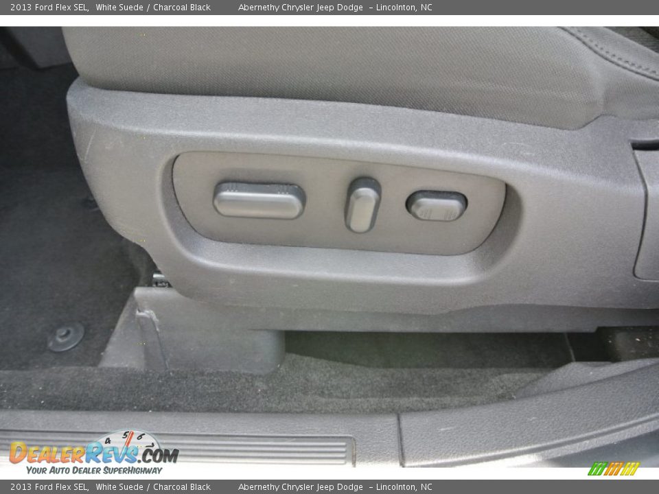 2013 Ford Flex SEL White Suede / Charcoal Black Photo #12