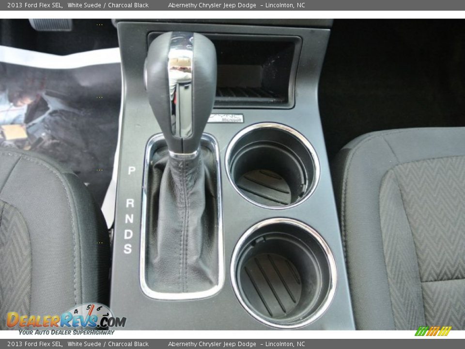 2013 Ford Flex SEL White Suede / Charcoal Black Photo #13