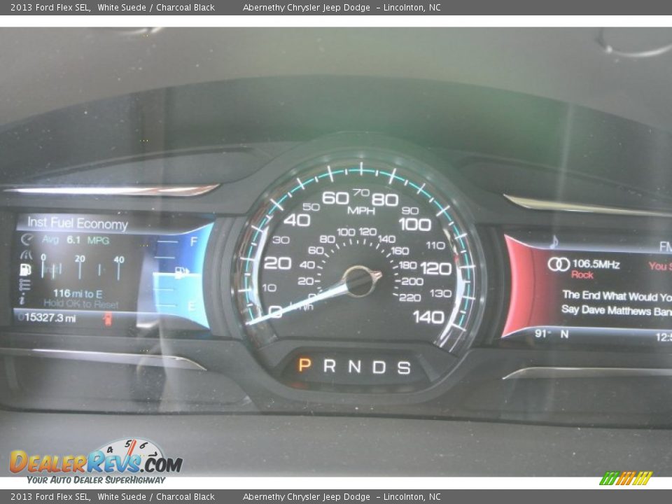 2013 Ford Flex SEL White Suede / Charcoal Black Photo #17