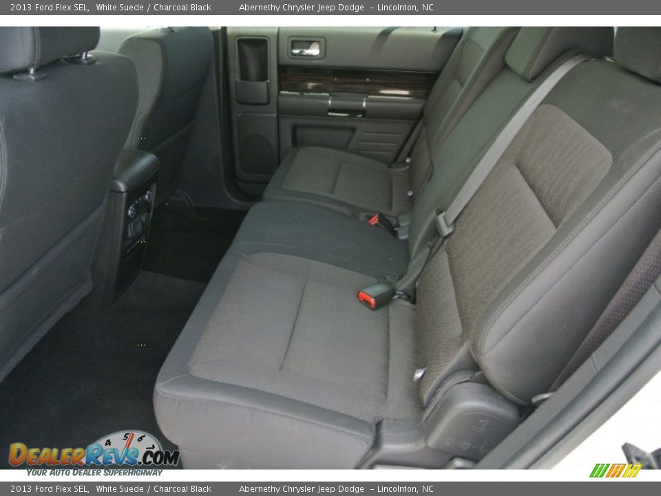 2013 Ford Flex SEL White Suede / Charcoal Black Photo #18