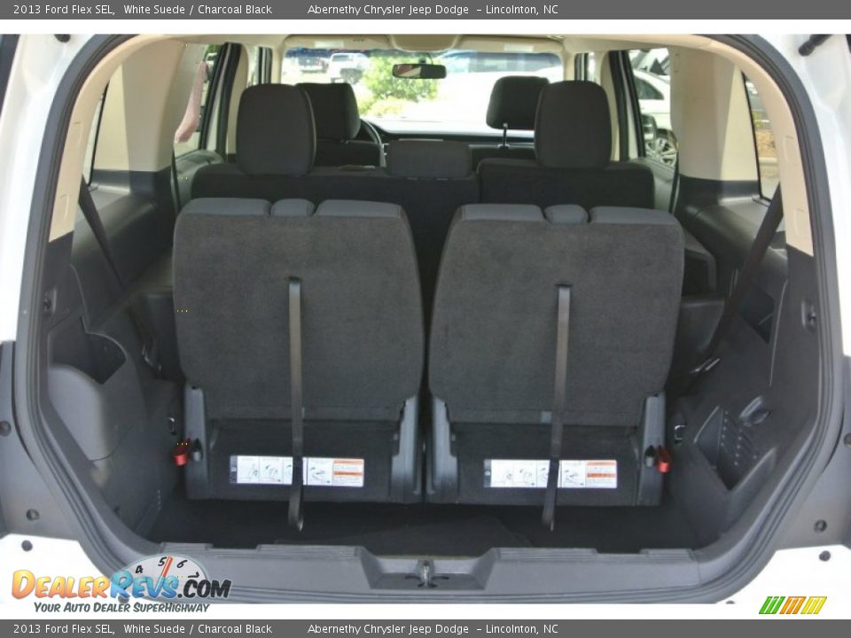 2013 Ford Flex SEL White Suede / Charcoal Black Photo #19