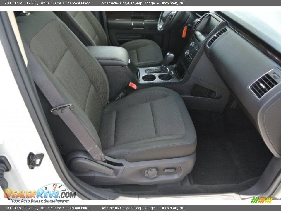 2013 Ford Flex SEL White Suede / Charcoal Black Photo #21