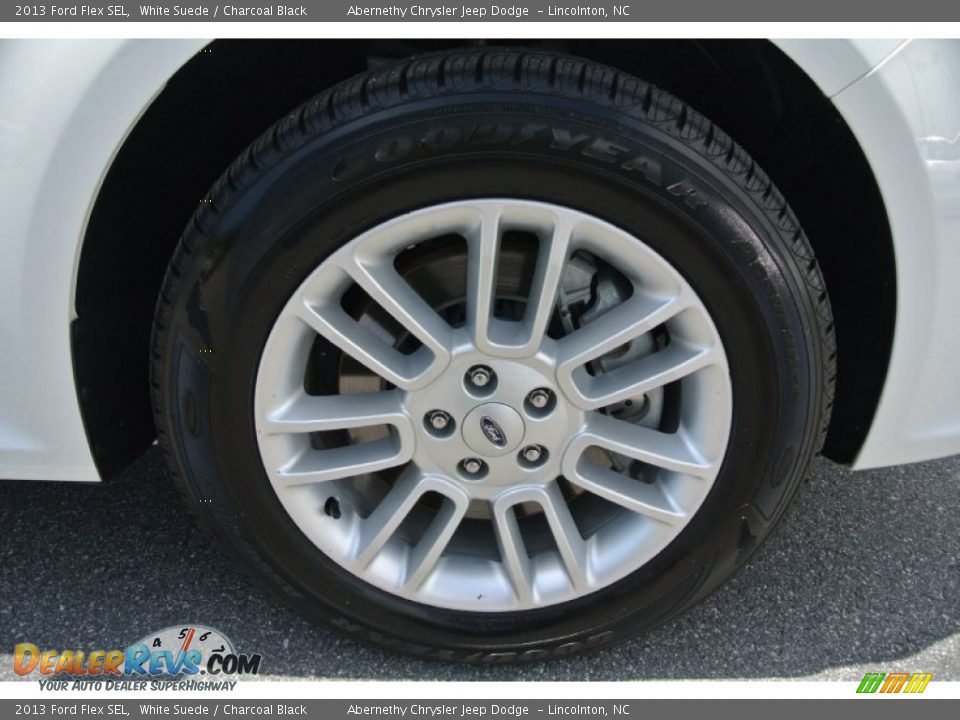 2013 Ford Flex SEL White Suede / Charcoal Black Photo #23