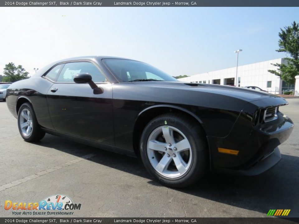 2014 Dodge Challenger SXT Black / Dark Slate Gray Photo #4