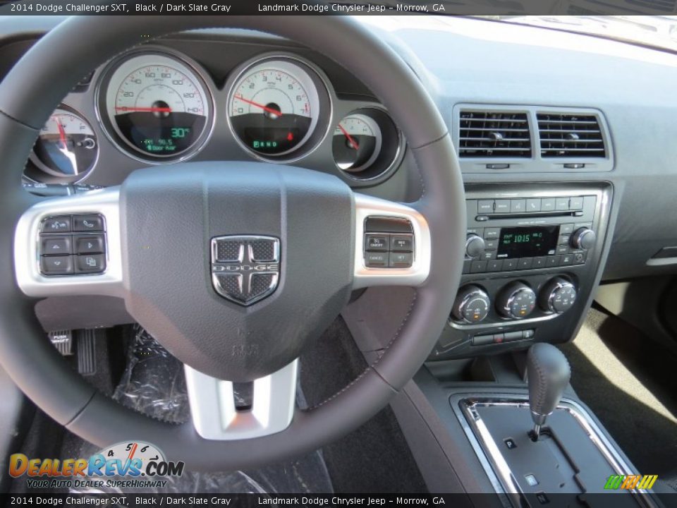 2014 Dodge Challenger SXT Black / Dark Slate Gray Photo #7