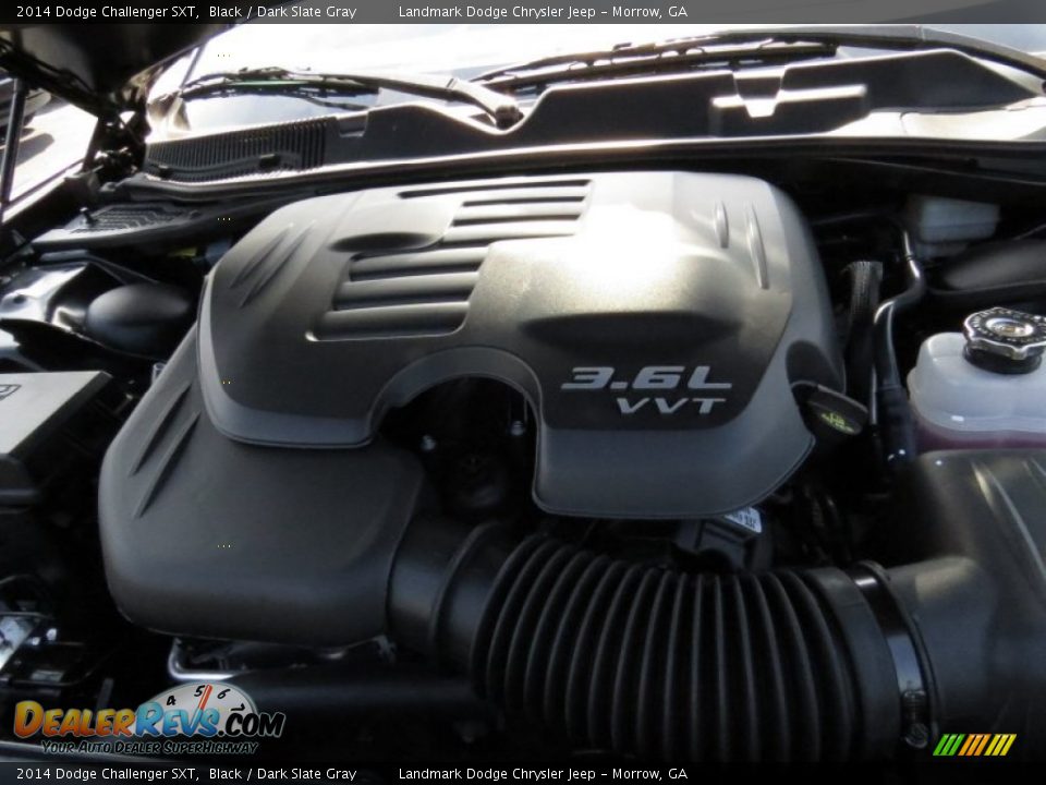 2014 Dodge Challenger SXT Black / Dark Slate Gray Photo #8