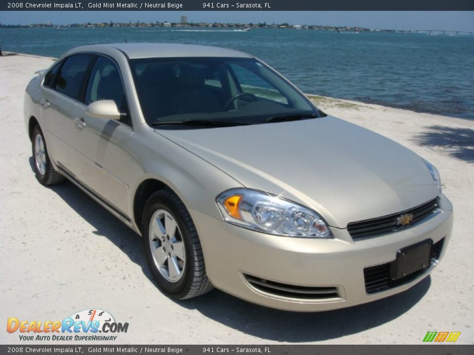 Front 3/4 View of 2008 Chevrolet Impala LT Photo #1
