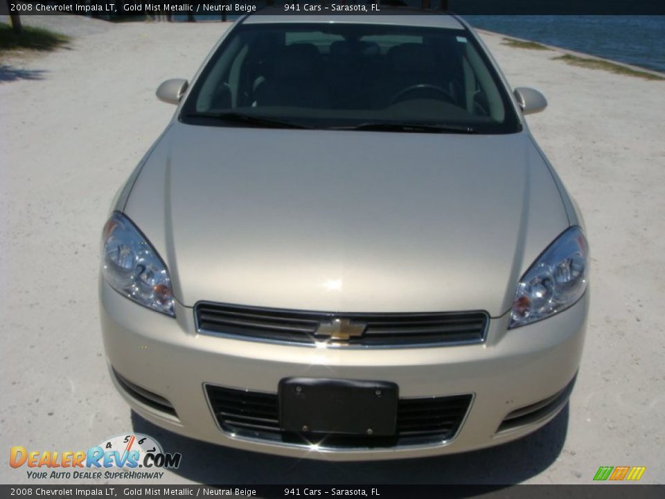 2008 Chevrolet Impala LT Gold Mist Metallic / Neutral Beige Photo #2