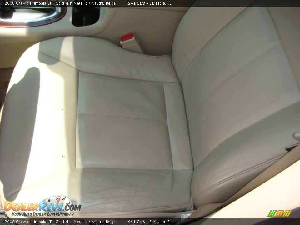 2008 Chevrolet Impala LT Gold Mist Metallic / Neutral Beige Photo #11