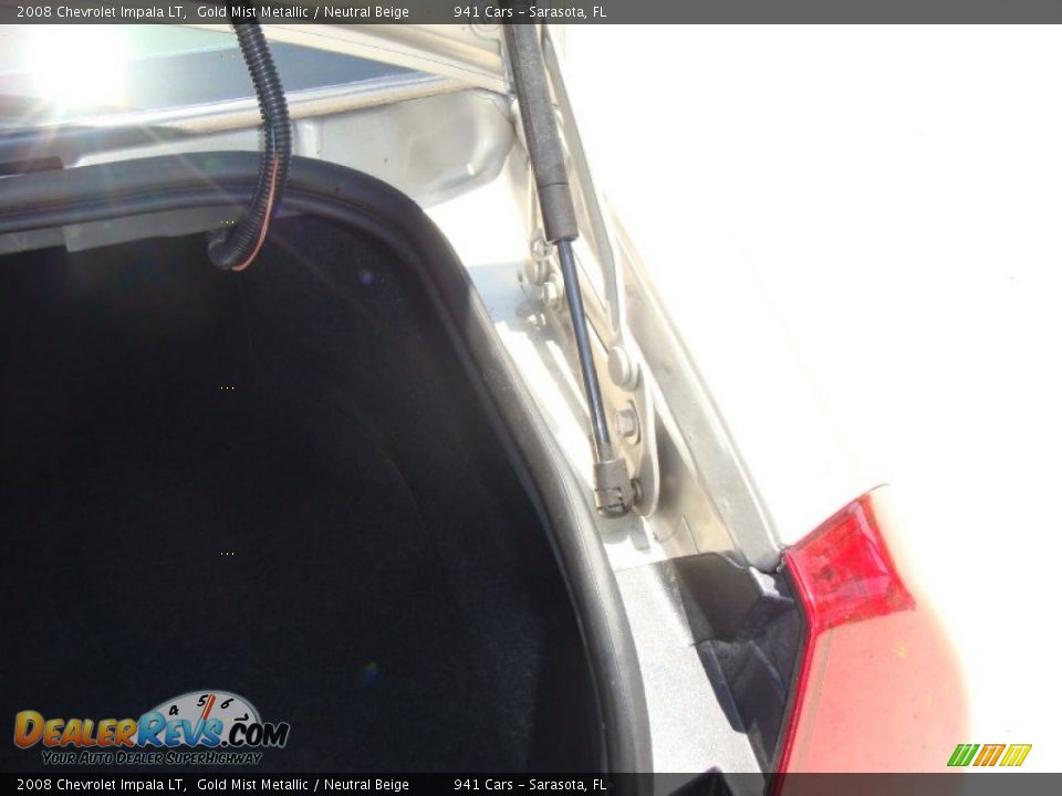 2008 Chevrolet Impala LT Gold Mist Metallic / Neutral Beige Photo #17