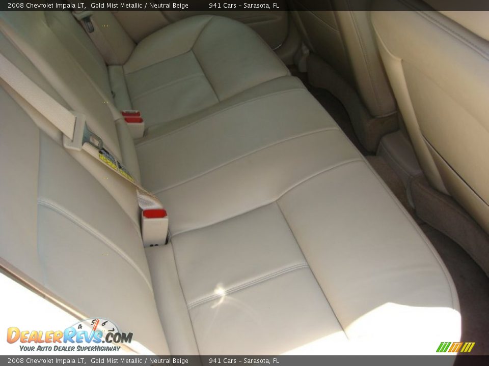 2008 Chevrolet Impala LT Gold Mist Metallic / Neutral Beige Photo #18