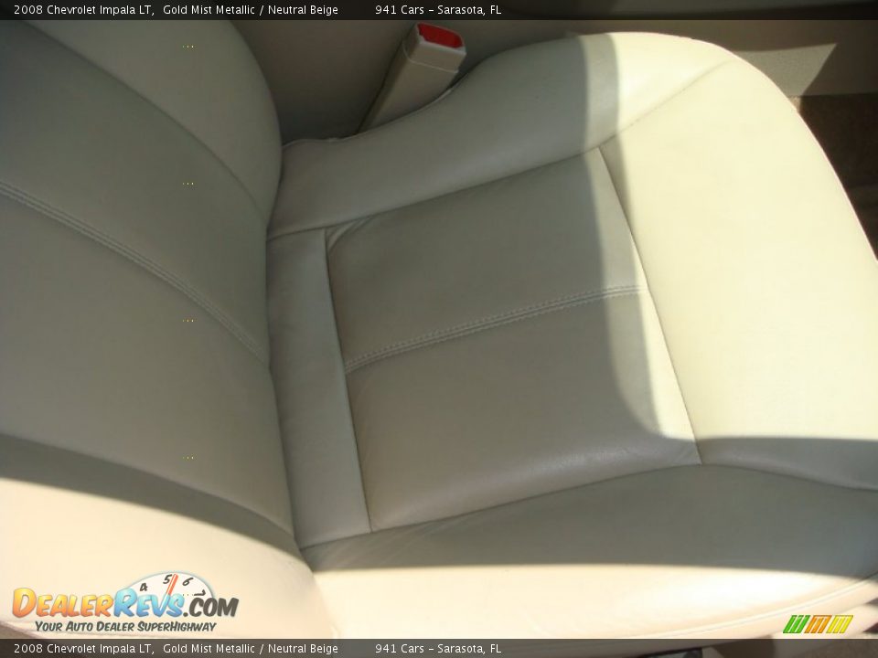 2008 Chevrolet Impala LT Gold Mist Metallic / Neutral Beige Photo #19