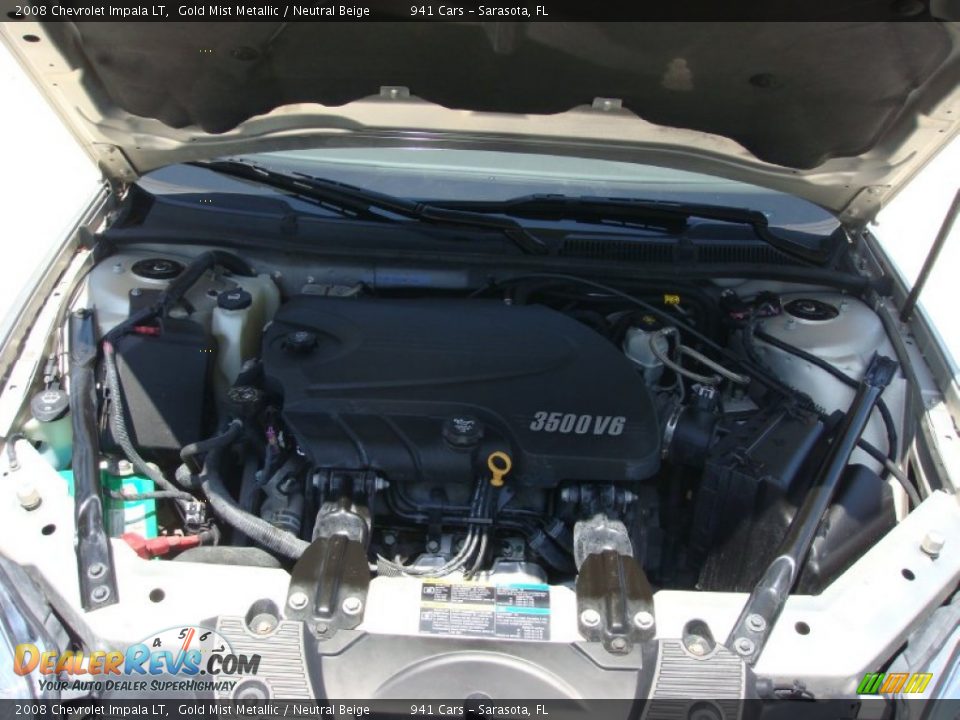 2008 Chevrolet Impala LT Gold Mist Metallic / Neutral Beige Photo #23