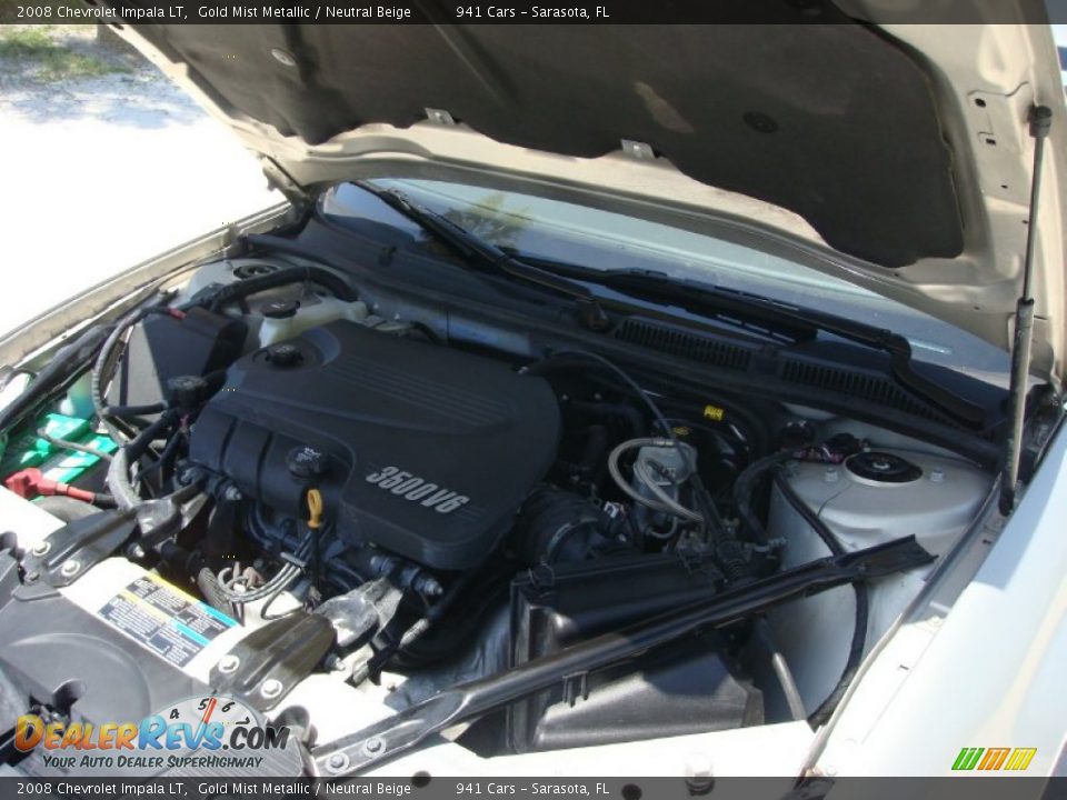 2008 Chevrolet Impala LT Gold Mist Metallic / Neutral Beige Photo #25