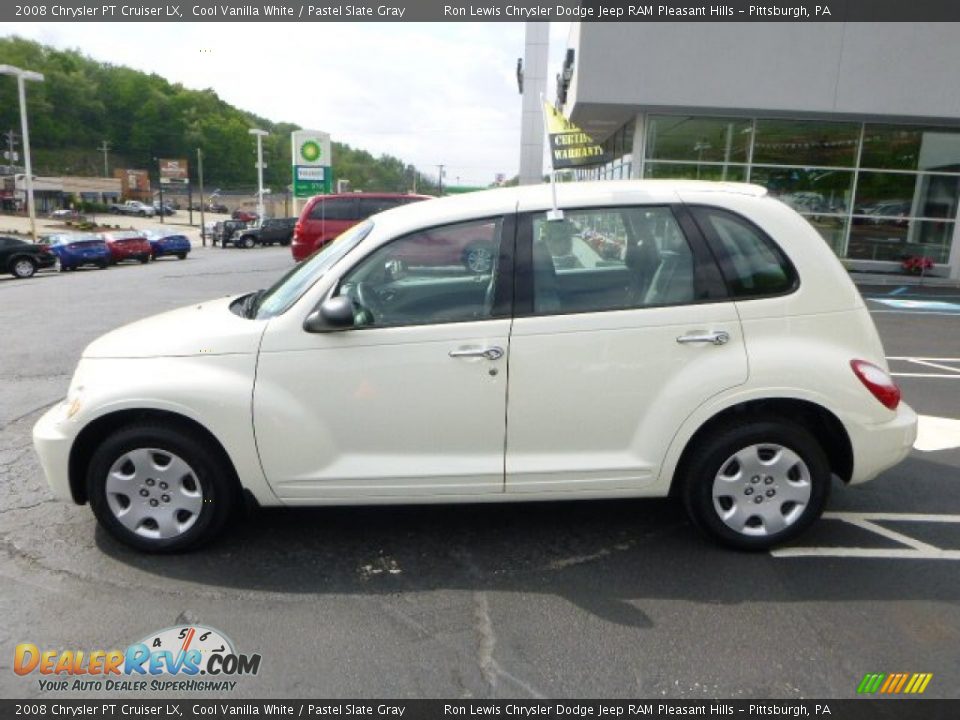 2008 Chrysler PT Cruiser LX Cool Vanilla White / Pastel Slate Gray Photo #2