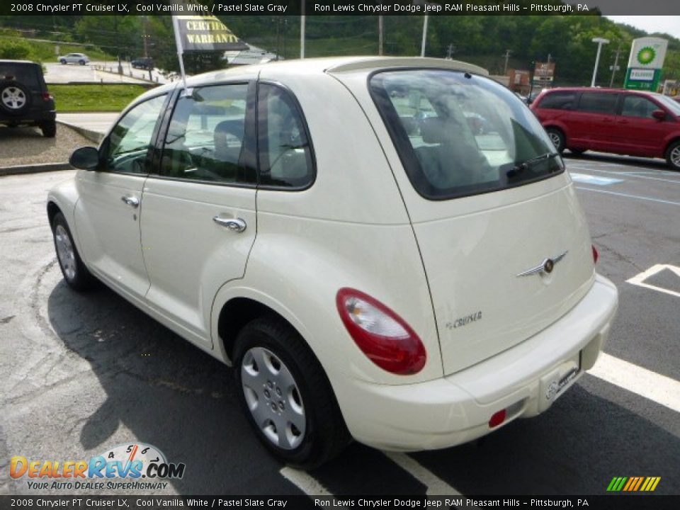 2008 Chrysler PT Cruiser LX Cool Vanilla White / Pastel Slate Gray Photo #3