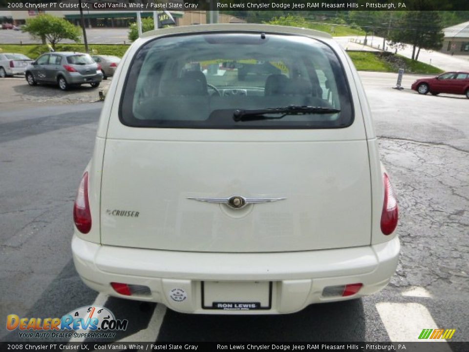 2008 Chrysler PT Cruiser LX Cool Vanilla White / Pastel Slate Gray Photo #4
