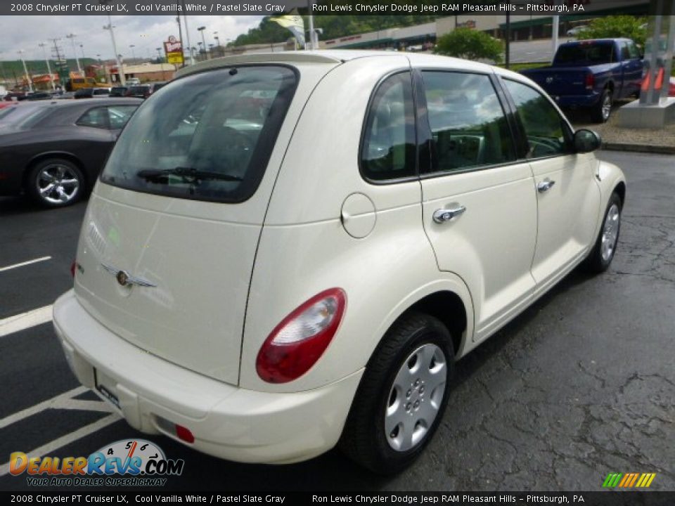2008 Chrysler PT Cruiser LX Cool Vanilla White / Pastel Slate Gray Photo #5