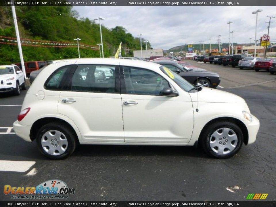 2008 Chrysler PT Cruiser LX Cool Vanilla White / Pastel Slate Gray Photo #6