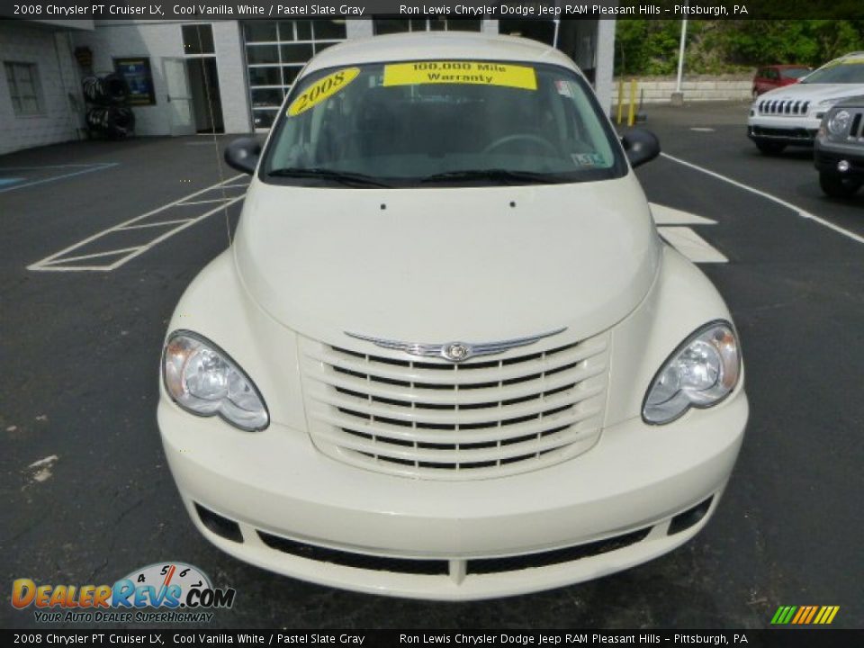 2008 Chrysler PT Cruiser LX Cool Vanilla White / Pastel Slate Gray Photo #8