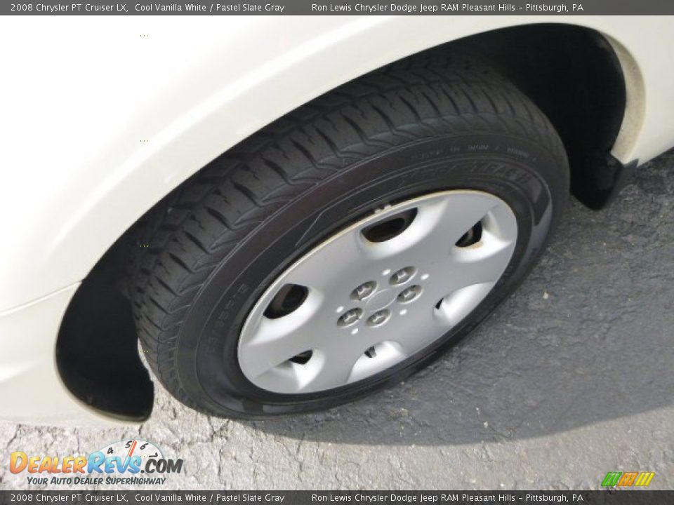 2008 Chrysler PT Cruiser LX Cool Vanilla White / Pastel Slate Gray Photo #9