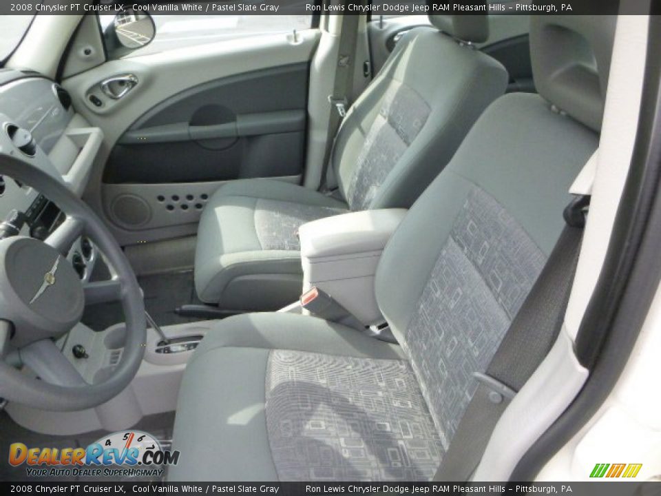 2008 Chrysler PT Cruiser LX Cool Vanilla White / Pastel Slate Gray Photo #10
