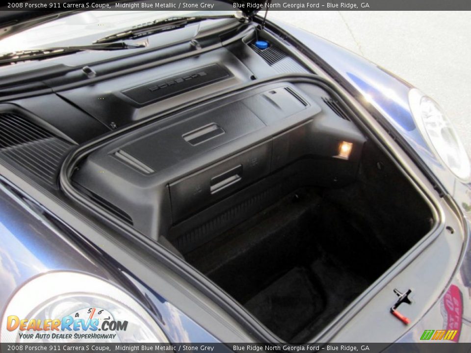 2008 Porsche 911 Carrera S Coupe Midnight Blue Metallic / Stone Grey Photo #16