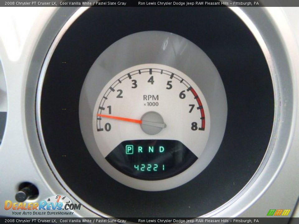 2008 Chrysler PT Cruiser LX Cool Vanilla White / Pastel Slate Gray Photo #19