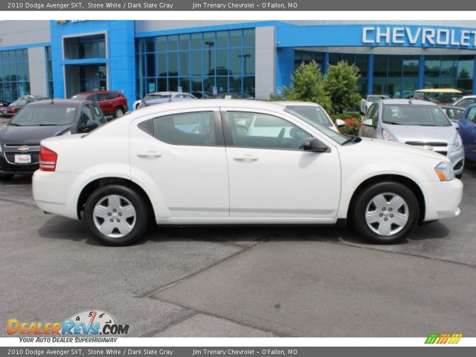 2010 Dodge Avenger SXT Stone White / Dark Slate Gray Photo #1