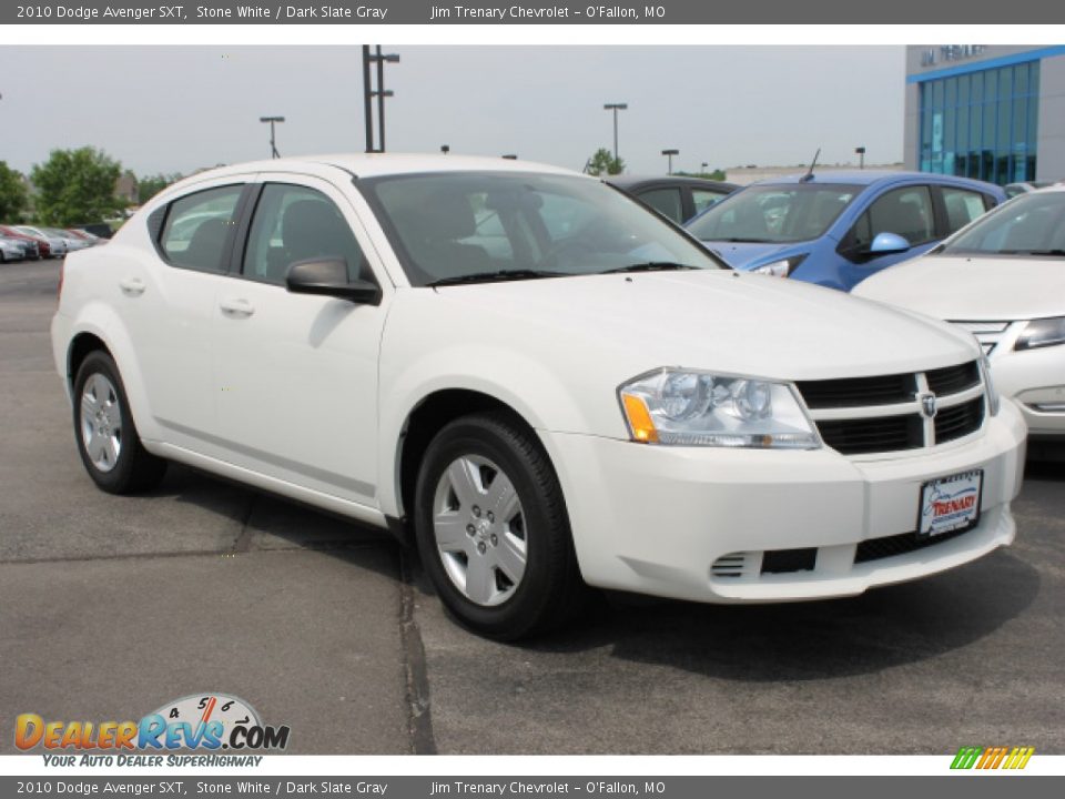 2010 Dodge Avenger SXT Stone White / Dark Slate Gray Photo #2