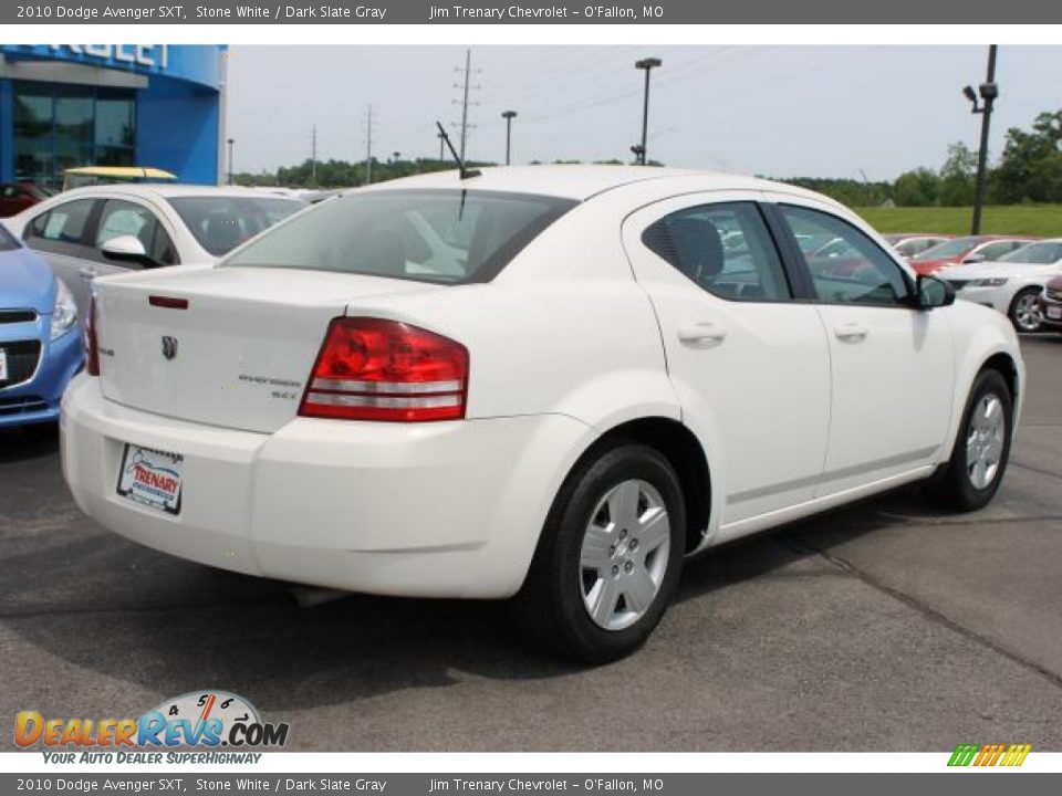 2010 Dodge Avenger SXT Stone White / Dark Slate Gray Photo #3