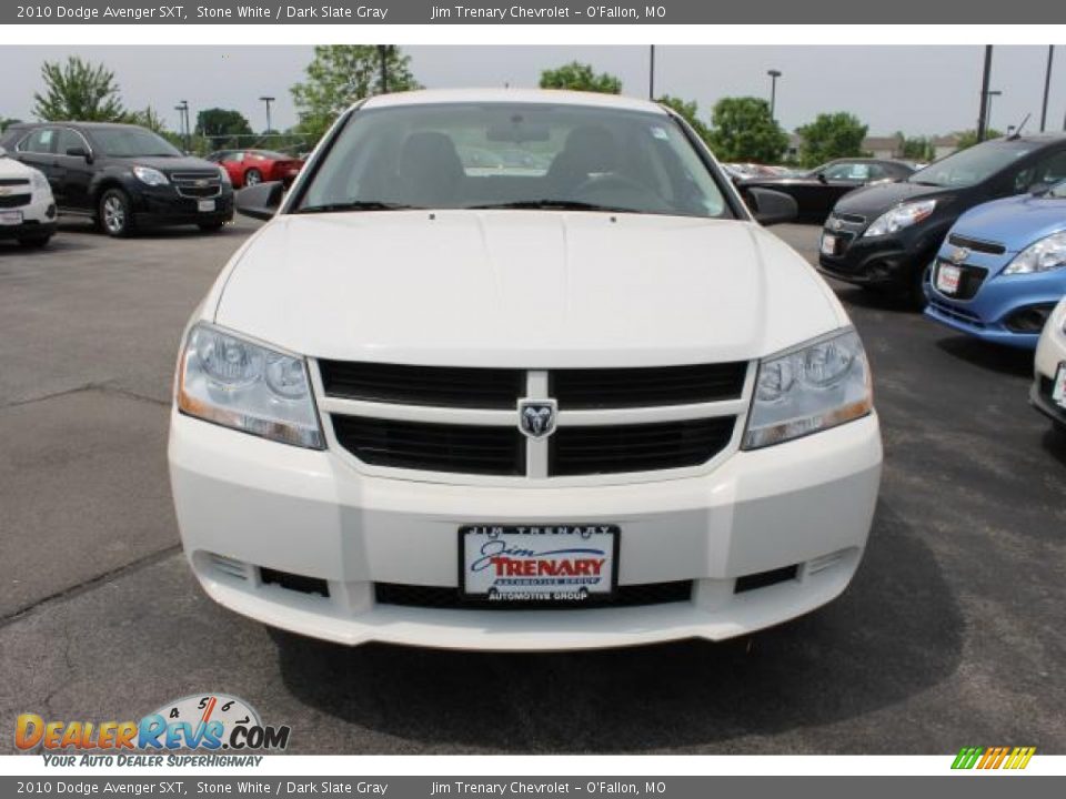 2010 Dodge Avenger SXT Stone White / Dark Slate Gray Photo #8