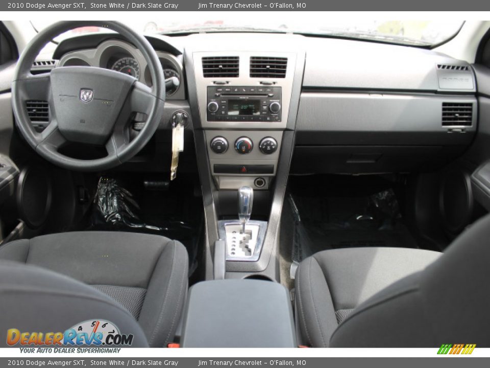 2010 Dodge Avenger SXT Stone White / Dark Slate Gray Photo #10