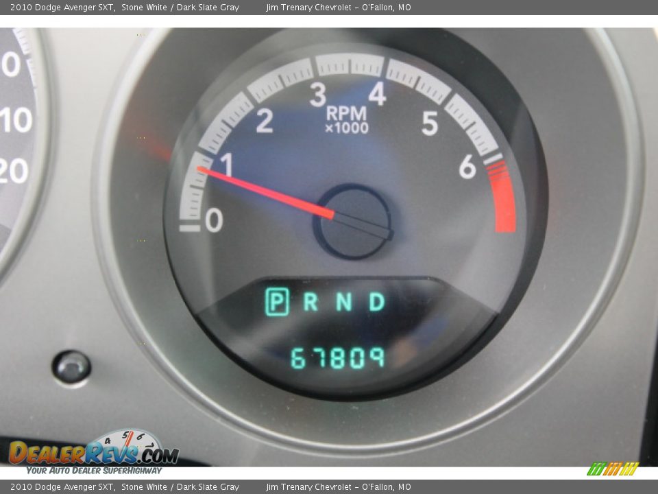 2010 Dodge Avenger SXT Stone White / Dark Slate Gray Photo #14