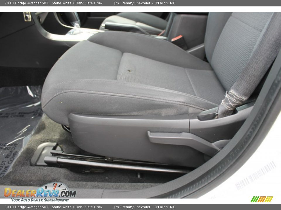 2010 Dodge Avenger SXT Stone White / Dark Slate Gray Photo #16
