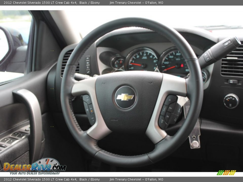 2012 Chevrolet Silverado 1500 LT Crew Cab 4x4 Black / Ebony Photo #11