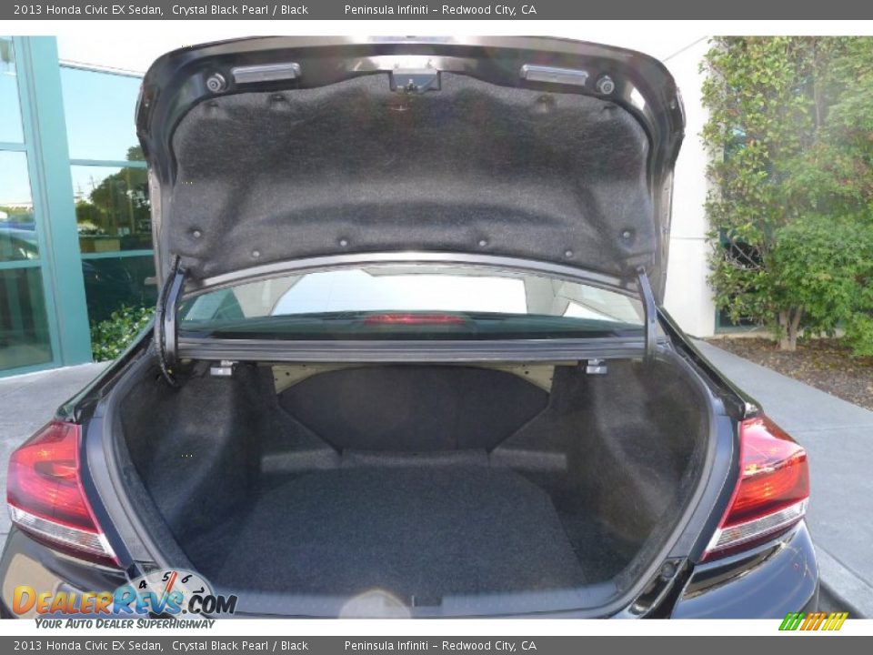 2013 Honda Civic EX Sedan Crystal Black Pearl / Black Photo #23