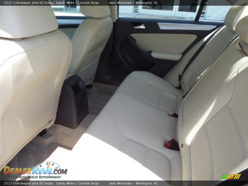 2013 Volkswagen Jetta SE Sedan Candy White / Cornsilk Beige Photo #12