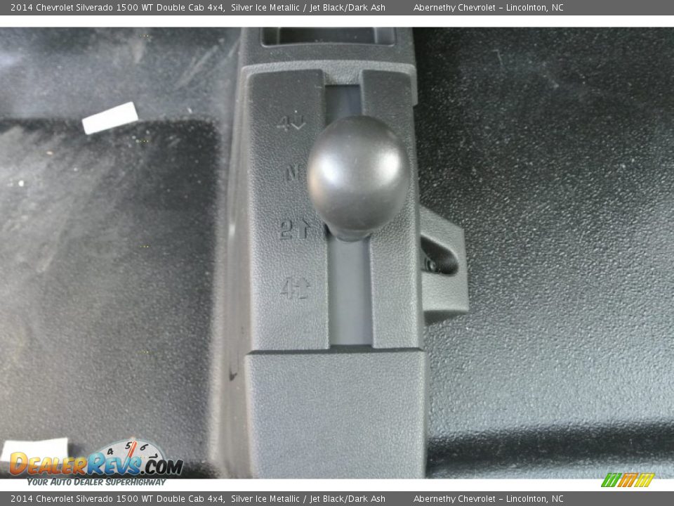 2014 Chevrolet Silverado 1500 WT Double Cab 4x4 Silver Ice Metallic / Jet Black/Dark Ash Photo #10