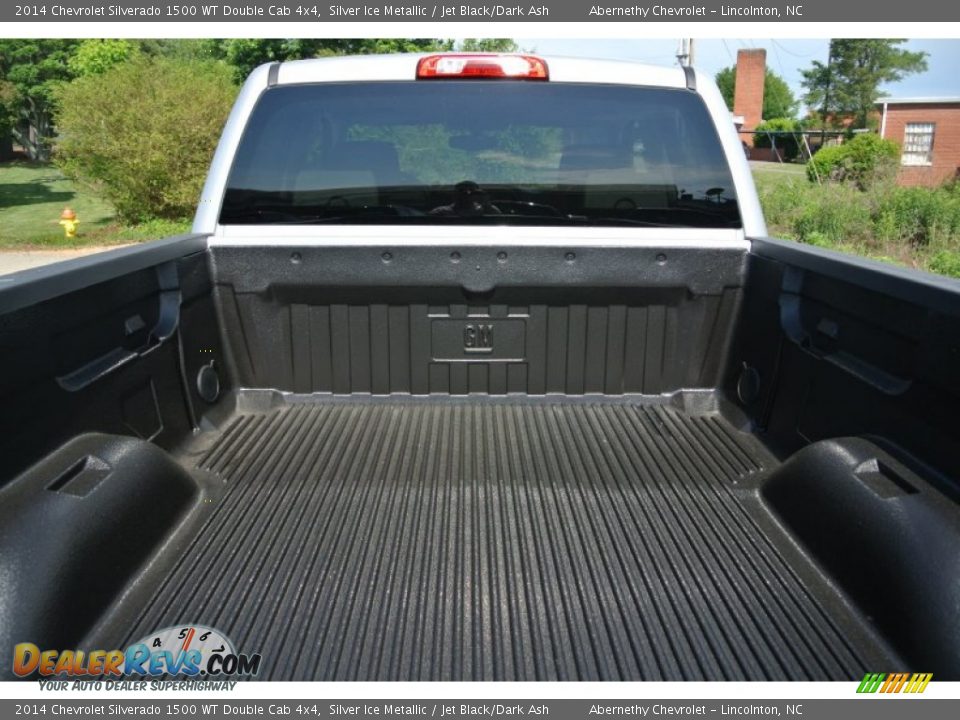 2014 Chevrolet Silverado 1500 WT Double Cab 4x4 Silver Ice Metallic / Jet Black/Dark Ash Photo #14