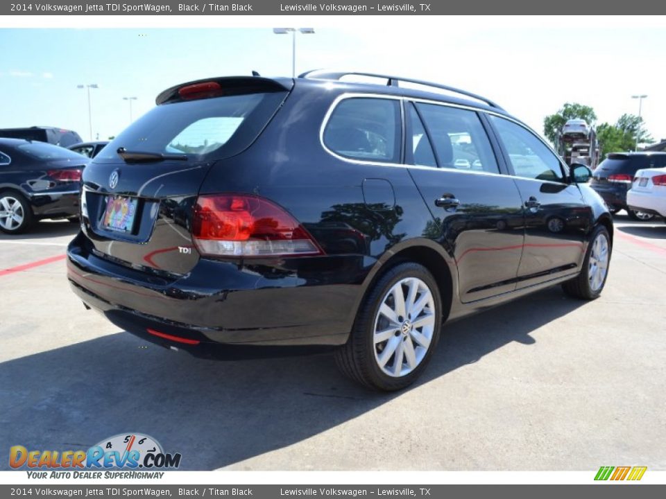 2014 Volkswagen Jetta TDI SportWagen Black / Titan Black Photo #2